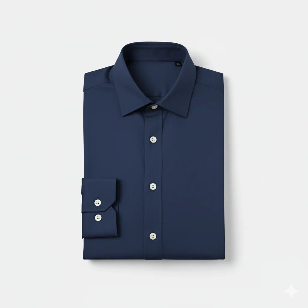 2 Linen Dress Shirt + Leather Belt